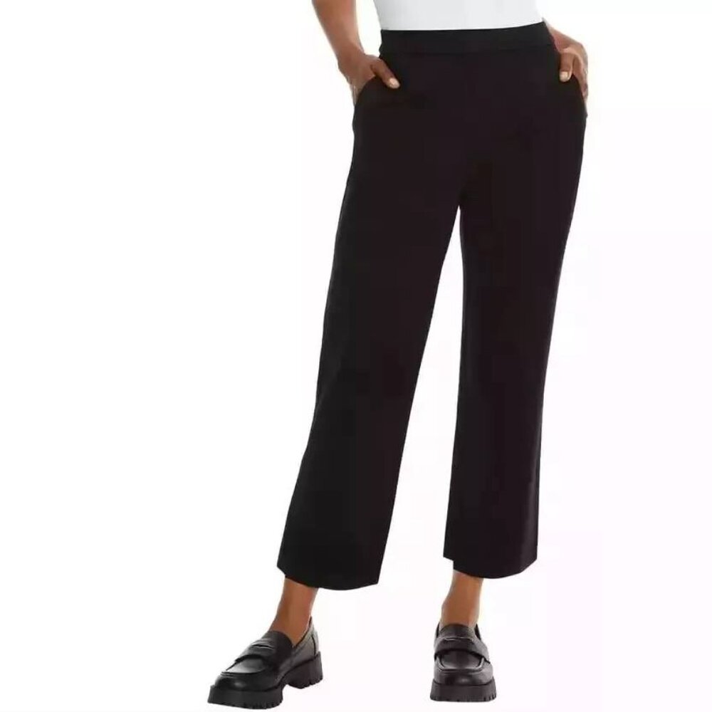 Gloria Vanderbilt Women's Cropped Pull-on Ponte Pant Color: Black